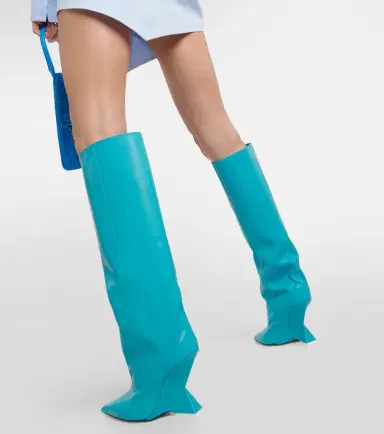The Attico Cheope leather knee-high boots | Thumbnail 3