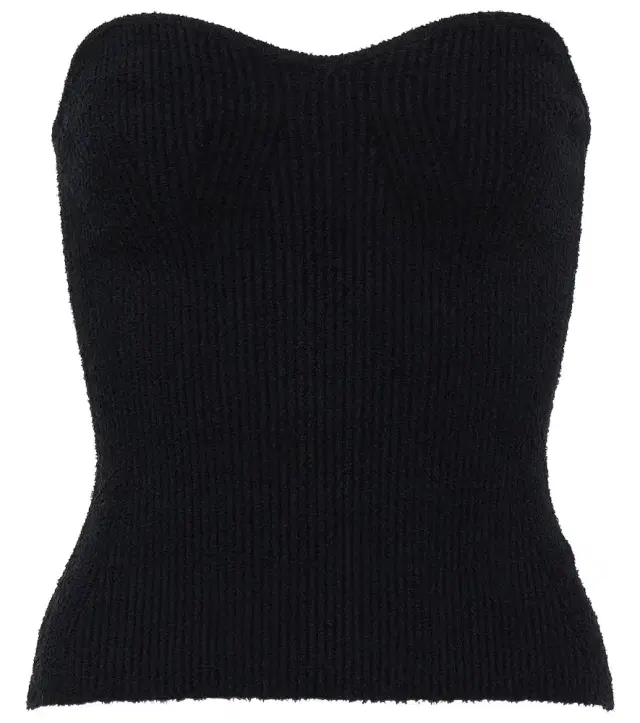 Wardrobe. NYC Ribbed-knit cotton-blend top