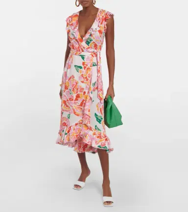 Poupette St Barth Aude floral midi dress | Thumbnail 2
