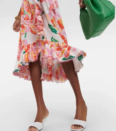 Poupette St Barth Aude floral midi dress | Thumbnail 5