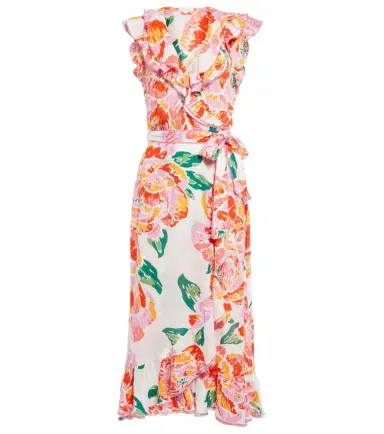 Poupette St Barth Aude floral midi dress | Thumbnail 1