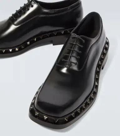 Valentino Garavani Rockstud leather Oxford shoes | Thumbnail 2
