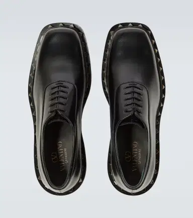 Valentino Garavani Rockstud leather Oxford shoes | Thumbnail 3