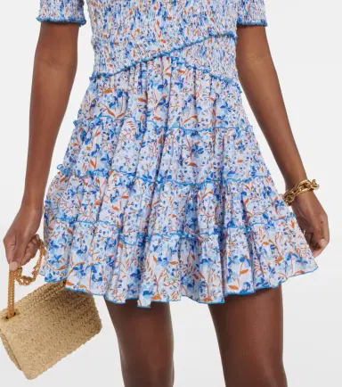 Poupette St Barth Soledad floral cotton minidress | Thumbnail 3