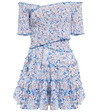 Poupette St Barth Soledad floral cotton minidress | Thumbnail 1