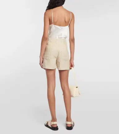 Velvet Fallon linen shorts | Thumbnail 2