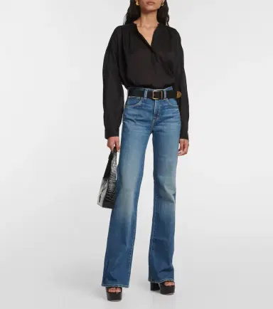 Nili Lotan Celia bootcut jeans | Thumbnail 4 Nili Lotan Celia bootcut jeans | Thumbnail 4