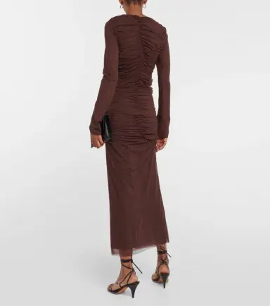 SIR Jacques gathered mesh top | Thumbnail 3