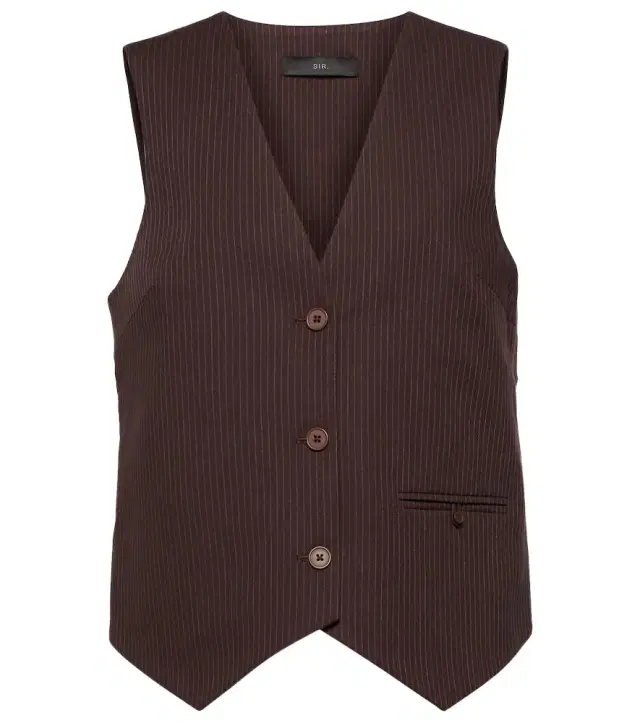 SIR Guillaume pinstriped vest