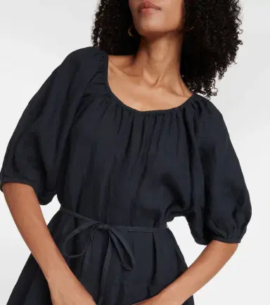 Velvet Elly off-shoulder cotton midi dress | Thumbnail 3
