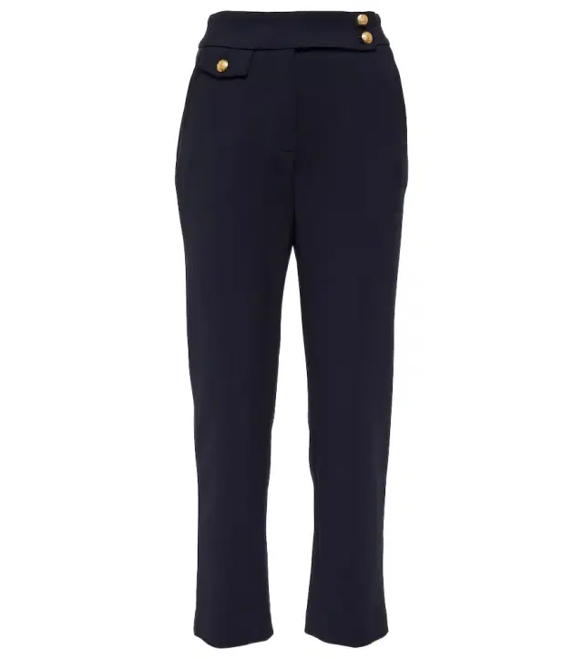 Veronica Beard Renzo high-rise slim cropped pants