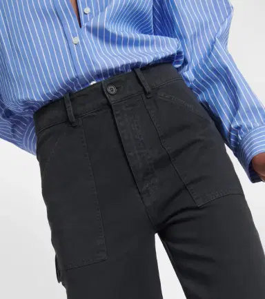 Nili Lotan Quentin twill wide-leg pants | Thumbnail 2 Nili Lotan Quentin twill wide-leg pants | Thumbnail 2