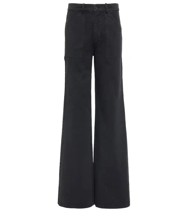 Nili Lotan Quentin twill wide-leg pants