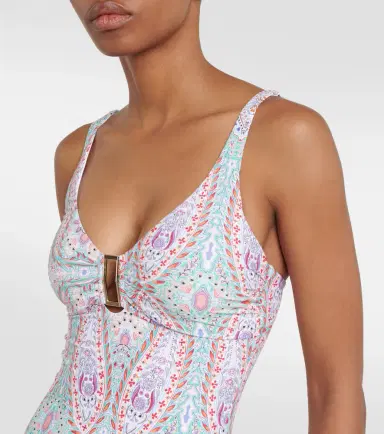 Melissa Odabash Tuscany paisley swimsuit | Thumbnail 3