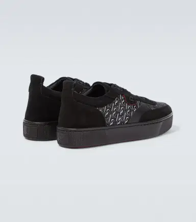 Christian Louboutin Happyrui suede-trimmed sneakers | Thumbnail 6 Christian Louboutin Happyrui suede-trimmed sneakers | Thumbnail 6