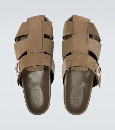 Christian Louboutin Embellished suede mules | Thumbnail 2 Christian Louboutin Embellished suede mules | Thumbnail 2