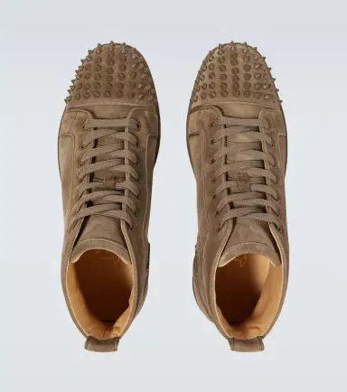 Christian Louboutin Louis Spikes suede high-top sneakers | Thumbnail 2 Christian Louboutin Louis Spikes suede high-top sneakers | Thumbnail 2