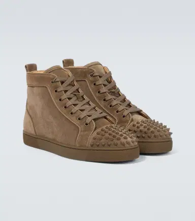 Christian Louboutin Louis Spikes suede high-top sneakers | Thumbnail 3 Christian Louboutin Louis Spikes suede high-top sneakers | Thumbnail 3