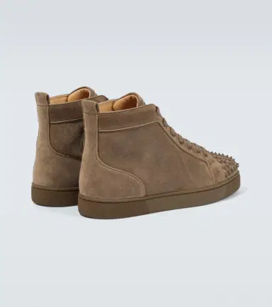 Christian Louboutin Louis Spikes suede high-top sneakers | Thumbnail 4 Christian Louboutin Louis Spikes suede high-top sneakers | Thumbnail 4