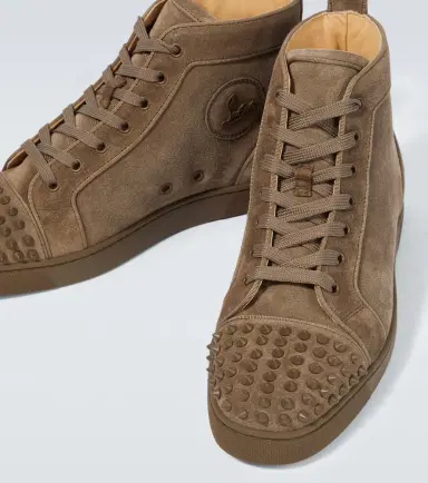 Christian Louboutin Louis Spikes suede high-top sneakers | Thumbnail 5 Christian Louboutin Louis Spikes suede high-top sneakers | Thumbnail 5