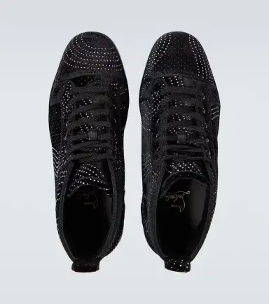 Christian Louboutin Louis suede embellished sneakers | Thumbnail 3 Christian Louboutin Louis suede embellished sneakers | Thumbnail 3