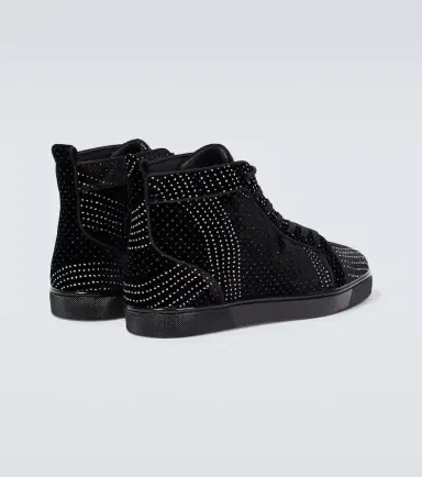Christian Louboutin Louis suede embellished sneakers | Thumbnail 4 Christian Louboutin Louis suede embellished sneakers | Thumbnail 4