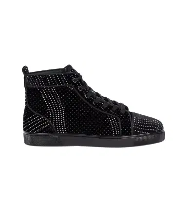 Christian Louboutin Louis suede embellished sneakers | Thumbnail 1 Christian Louboutin Louis suede embellished sneakers | Thumbnail 1