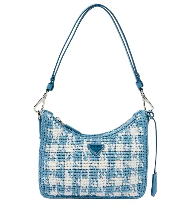 Re-Edition Mini crochet shoulder bag