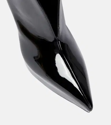 Alaia Alaïa Booties Slick patent leather ankle boots | Thumbnail 3