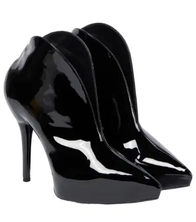 Alaia Alaïa Booties Slick patent leather ankle boots | Thumbnail 1