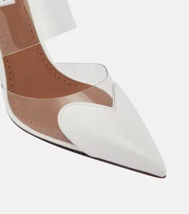 Alaïa Alaïa Caur patent leather and PU mules | Thumbnail 3 Alaïa Alaïa Caur patent leather and PU mules | Thumbnail 3