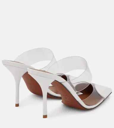Alaïa Alaïa Caur patent leather and PU mules | Thumbnail 4 Alaïa Alaïa Caur patent leather and PU mules | Thumbnail 4