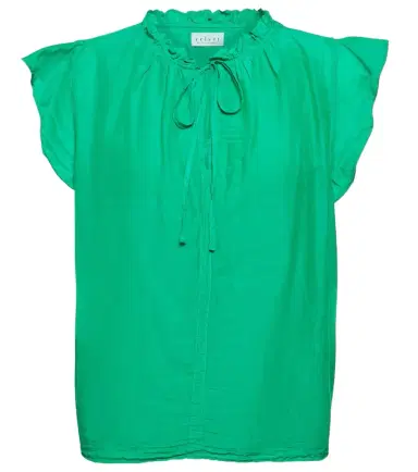 Velvet Melanie cotton and silk voile top | Thumbnail 1