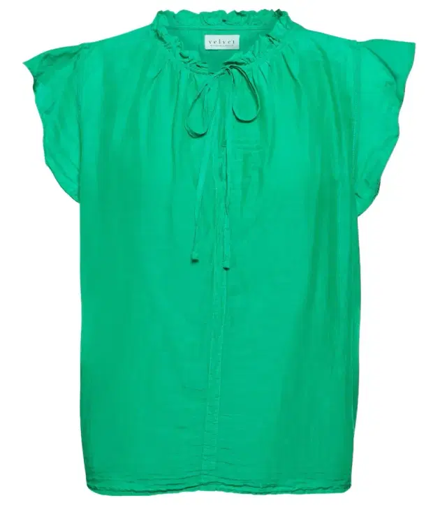 Velvet Melanie cotton and silk voile top