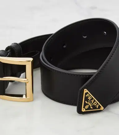 Prada Logo leather belt | Thumbnail 2