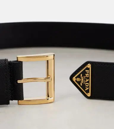 Prada Logo leather belt | Thumbnail 4