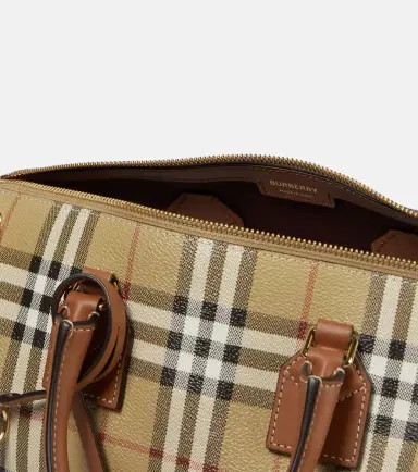Burberry Check Medium canvas tote bag | Thumbnail 2