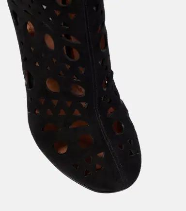 Alaïa Alaïa Vienne suede wedge ankle boots | Thumbnail 4 Alaïa Alaïa Vienne suede wedge ankle boots | Thumbnail 4