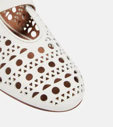 Alaïa Alaïa Vienne leather ballet flats | Thumbnail 4 Alaïa Alaïa Vienne leather ballet flats | Thumbnail 4