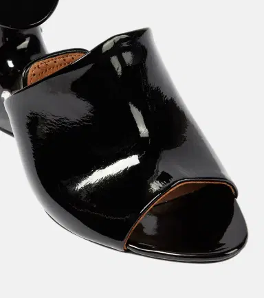 Alaïa Alaïa La Sculpture embellished patent leather mules | Thumbnail 4