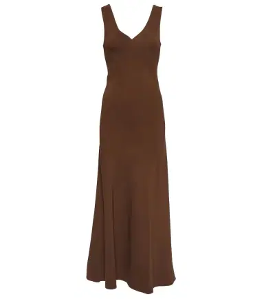 ASCENO Bordeaux slip dress | Thumbnail 1