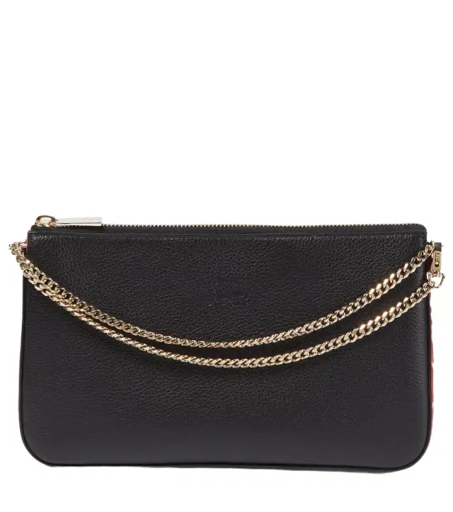 Christian Louboutin Loubila leather clutch