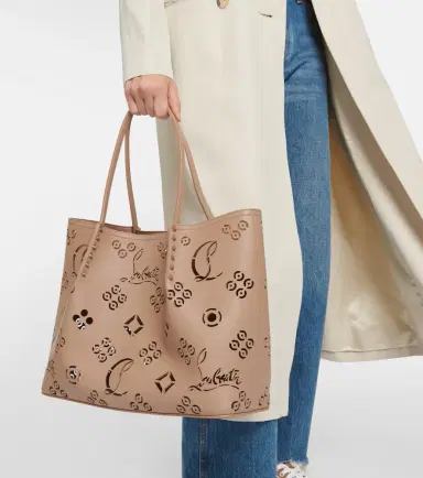 Christian Louboutin Cabarock perforated tote bag | Thumbnail 7