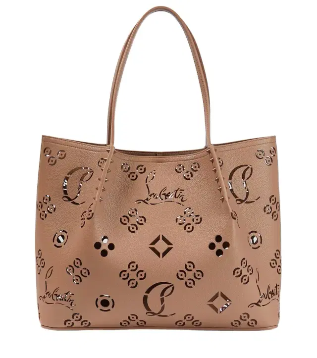 Christian Louboutin Cabarock perforated tote bag