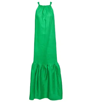 ASCENO Ibiza linen maxi dress | Thumbnail 1