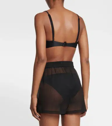 JADE SWIM Sheer high-rise shorts | Thumbnail 2