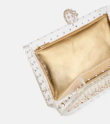 Aquazzura Tequila crystal-embellished clutch | Thumbnail 2
