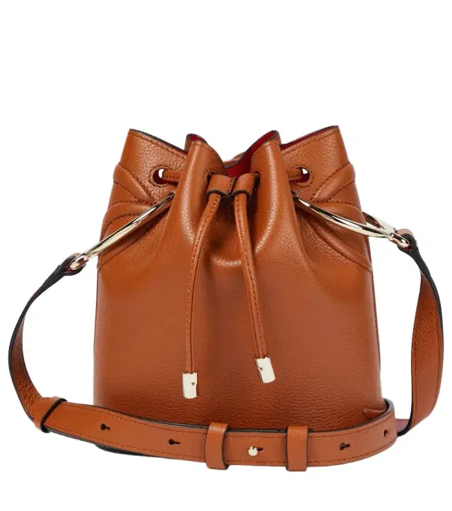 By My Side leather bucket bag
