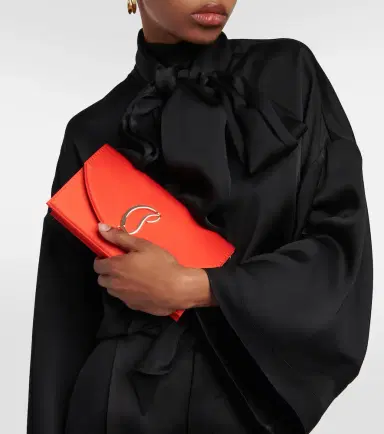 Christian Louboutin Loubi54 Small satin crossbody clutch | Thumbnail 5 Christian Louboutin Loubi54 Small satin crossbody clutch | Thumbnail 5