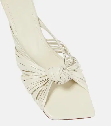 Souliers Martinez Alcala leather mules | Thumbnail 3